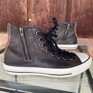Leather High-top Converse Chuck Taylor All Stars